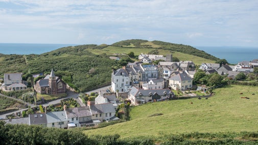 View over Mortehoe, Devon